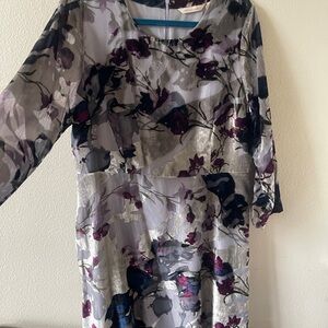 Soft Surroundings Burnout Velvet dress